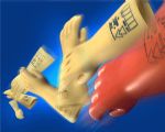 Guantes aislantes composites para electricistas que permiten prescindir de sobreguantes de cuero