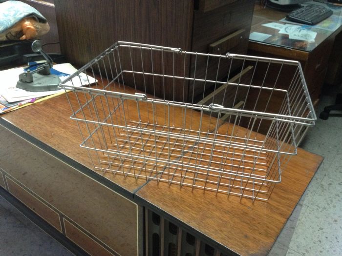 CANASTILLA PARA SUPERMERCADO NIQUELADA - ALOSA