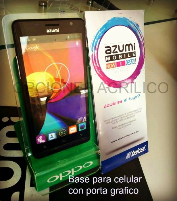 Base para celular con porta grafico - 