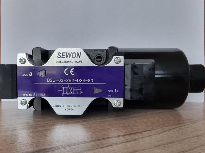 Valvula direccional simple solenoide CETOP 3 - SEWON-YUKEN