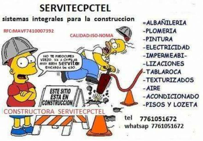 ACABADOS  DE  LA  CONSTRUCCION - SERVITECPCTEL