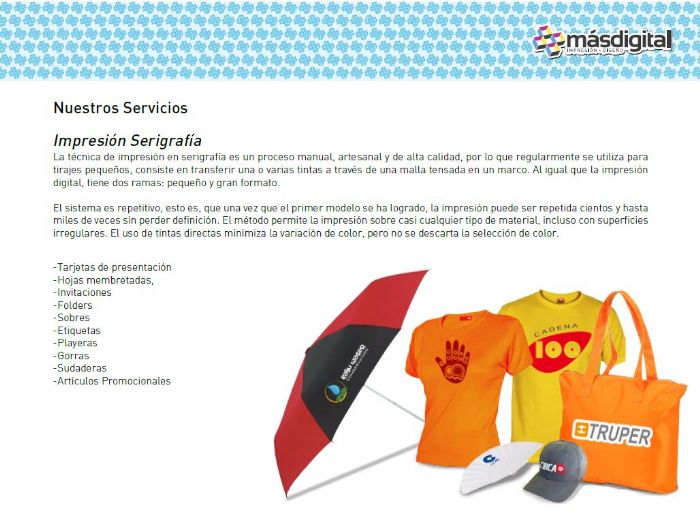 Impresión Serigrafía - 