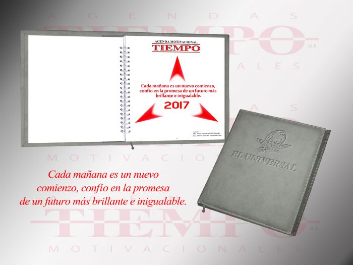 Agenda Motivacional / Motivacional de la Mujer / Motivacional Ejecutiva 2017 tamaño Escritorio - AGENDAS MOTIVACIONALES TIEMPO