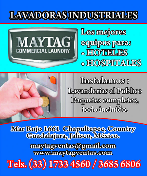 Secadoras industriales  - MAYTAG 