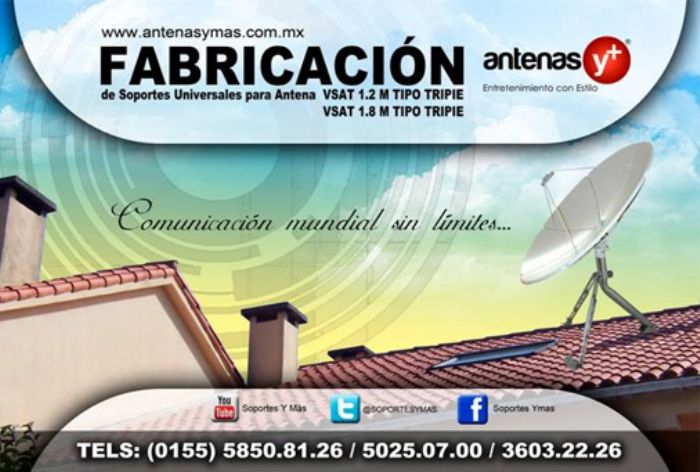 Base trípode para antena - 