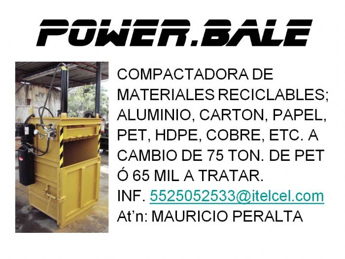 COMPACTADORA DE PET - POWER.BALE