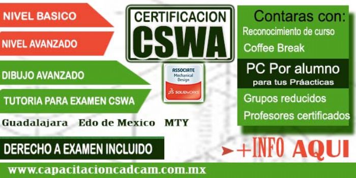 Certificacion CSWA SolidWorks - 