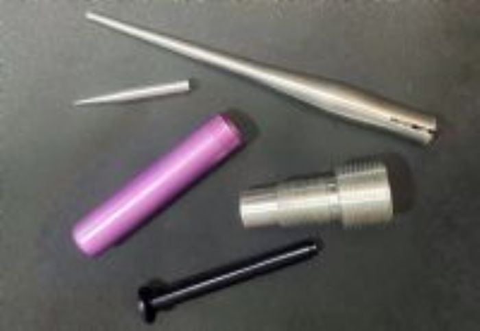 Componentes de aluminio natural y anodizado - MATOPREC