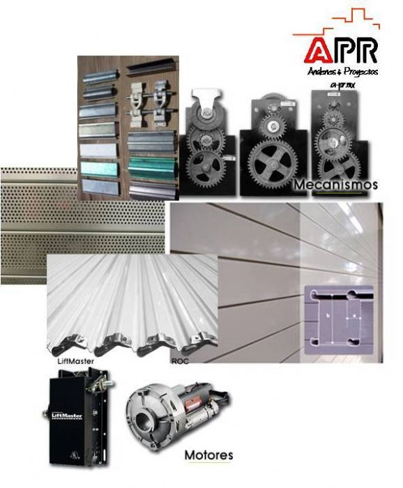 Cortinas metálicas enrollables   - A-PR