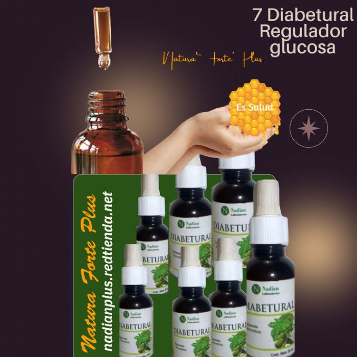 Diabetes Diabetural Regulador Glucosa Régimen 7 - Natura Forte Plus