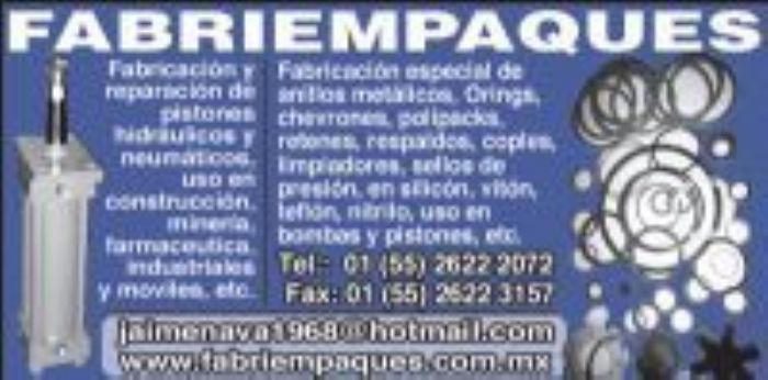 EMPAQUES DE PLASTICO - FABRIEMPAQUES Y MAQUINARIA INDUSTRIAL
