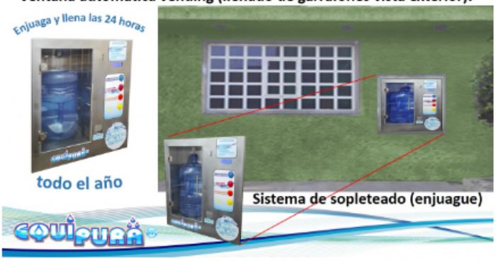 Ventana vending exterior    - EQUIPURA
