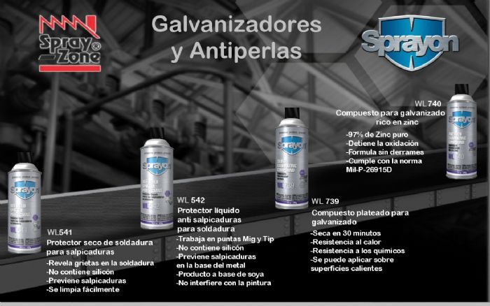 Galvanizadores y Soldadura - Sprayon