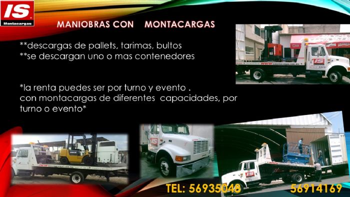 renta y venta de montacargas - 