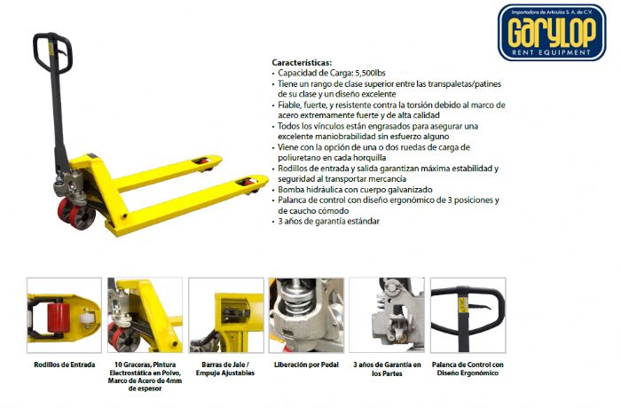 Patines Hidraulicos - Total Source