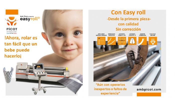 Roladora de lamina CNC - AMB Picot