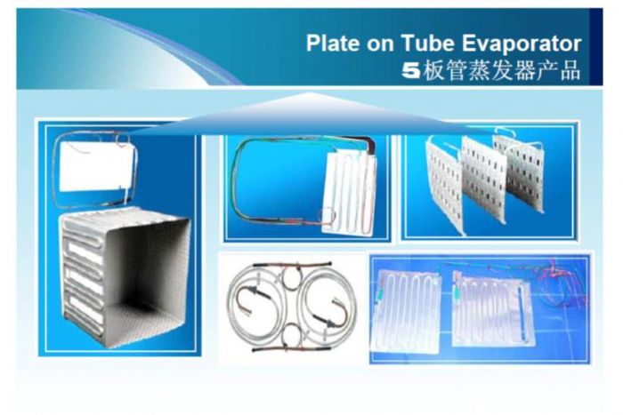 Evaporador sobre plato (Plate on tube evaporator) - Henan New Kelong