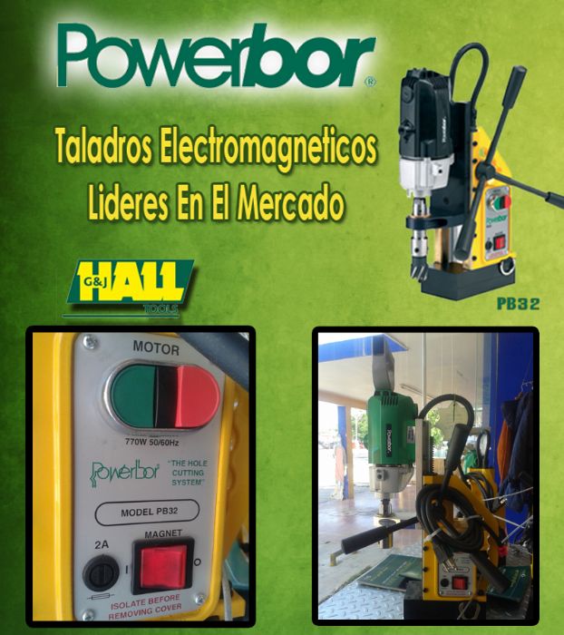Taladro Electromagnético PowerBor PB32 - PowerBor