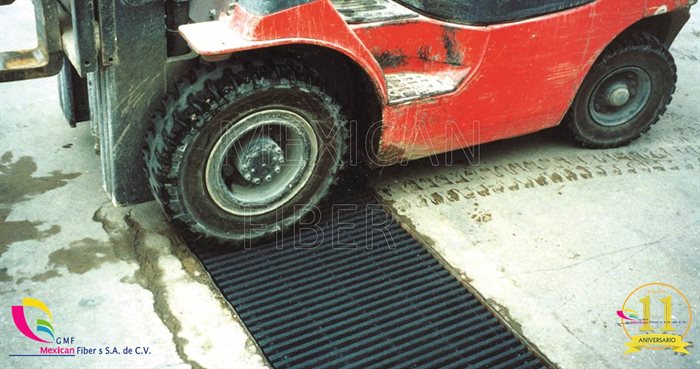 REJILLA PARA PASO DE AUTOS - MEXICAN FIBERS