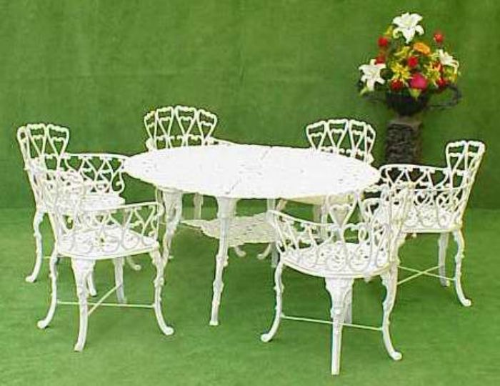 Bancas para jardin y Juegos de jardin - Juego de Jardin estilo Rosalia