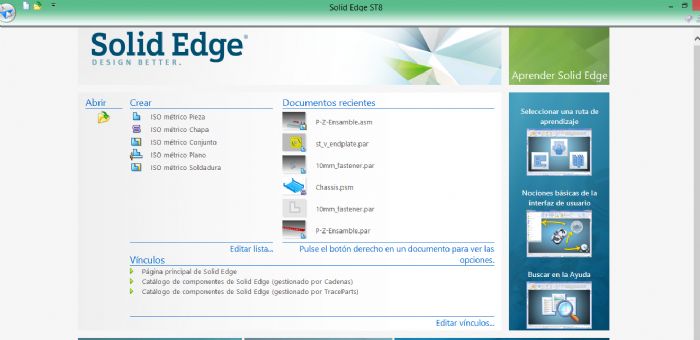 CURSO DE SOLID EDGE ST/8 CAD - 