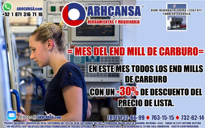 End Mills de Carburo -30% de Descuento - OSG