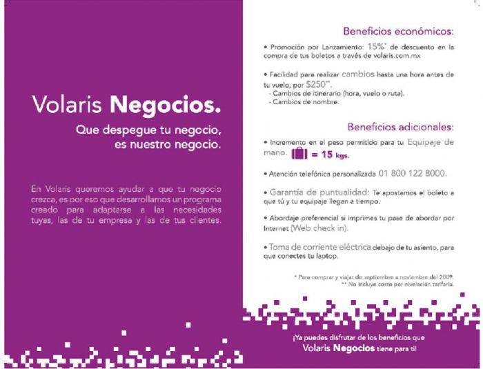 Volaris Negocios - VOLARIS NEGOCIOS