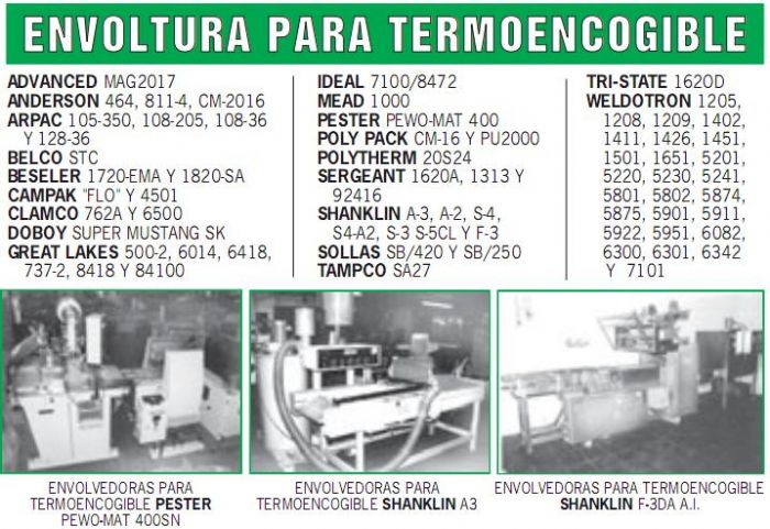 ENVOLTURA PARA TERMOENCOGIBLE - 