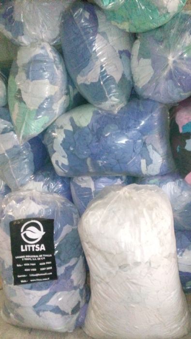 TRAPO TIPO SABANA BLANCA Y DE COLOR - LITTSA