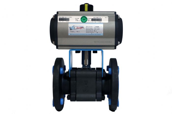 Valvula de bola con actuador - 