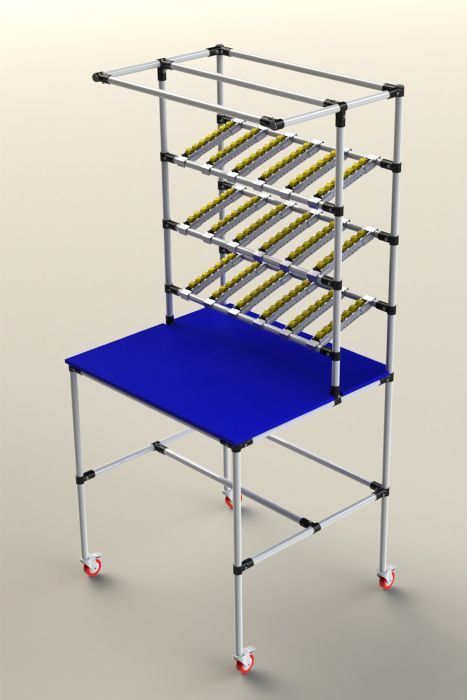 Estacion y Mesas de trabajo - Modulartube