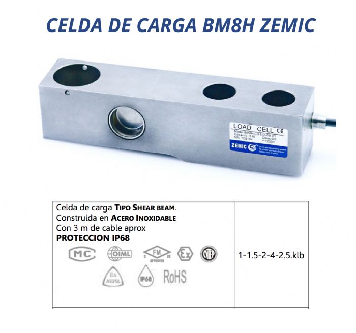 Celda de carga - ZEMIC