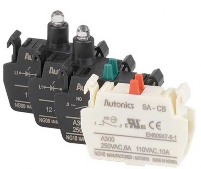 BLOQUES DE CONTACTO LED - AUTONICS MANUFACTURA