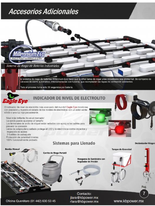 Accesorios para mantenimiento de baterías. - FLOW RITE