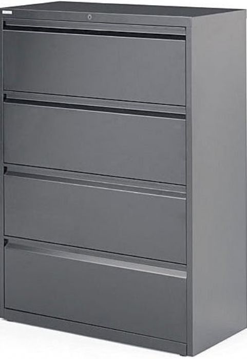 Archivero horizontal metalico de 4 gabetas - AH DISEÑOS