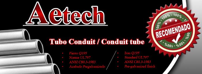 Tubo Conduit - Aetech