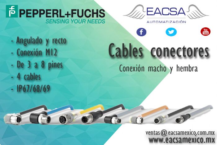 Cables conectores - Pepperl + Fuchs
