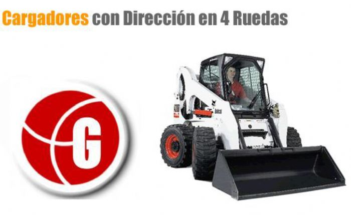 Cargadores con dirección de 4 ruedas  - GLOBAL EQUIPMENT