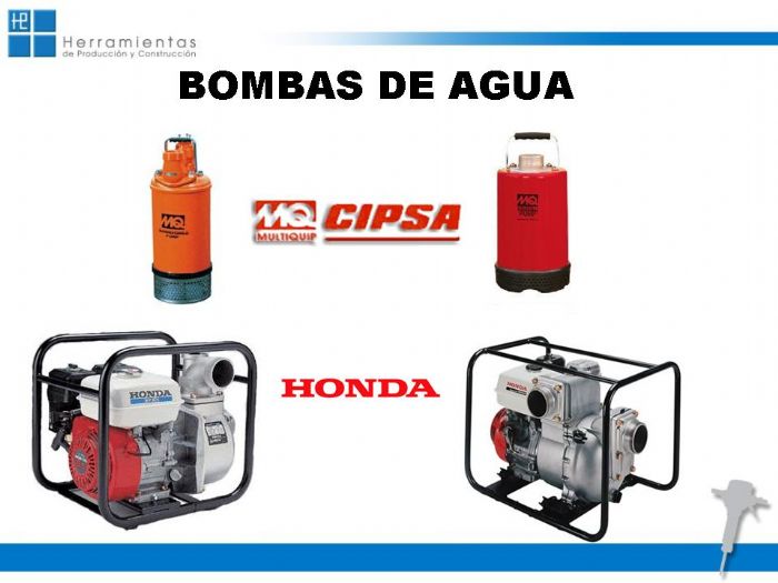 BOMBAS DE AGUA - CIPSA Y HONDA