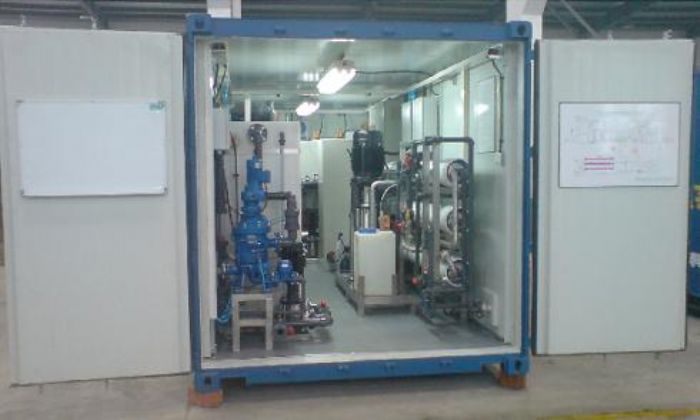 Planta móvil de tratamiento de agua - Eubizz Water