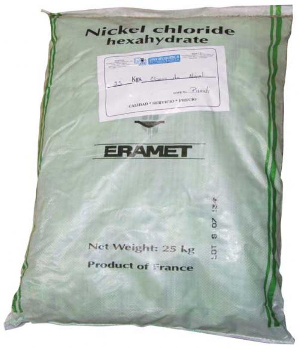 CLORURO DE NIQUEL - GALVANOQUIMICA MEXICANA