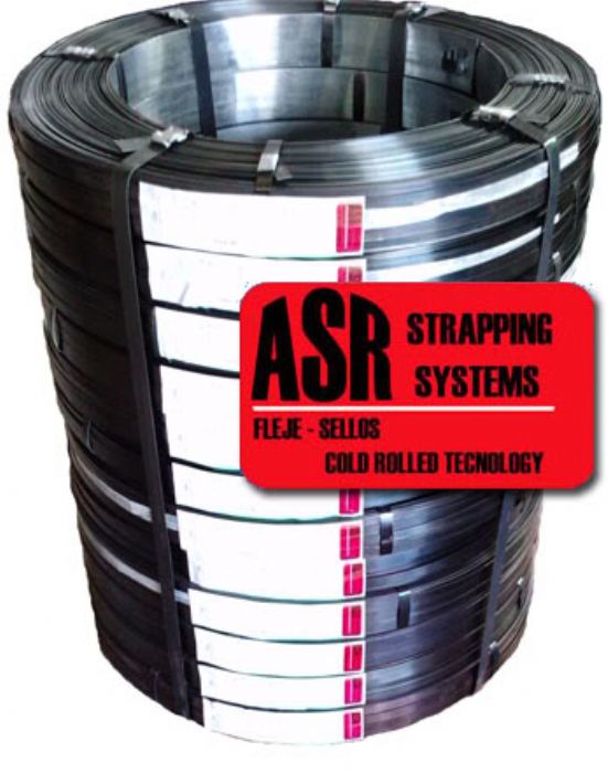 fleje de acero o metalico pavonado - ASR