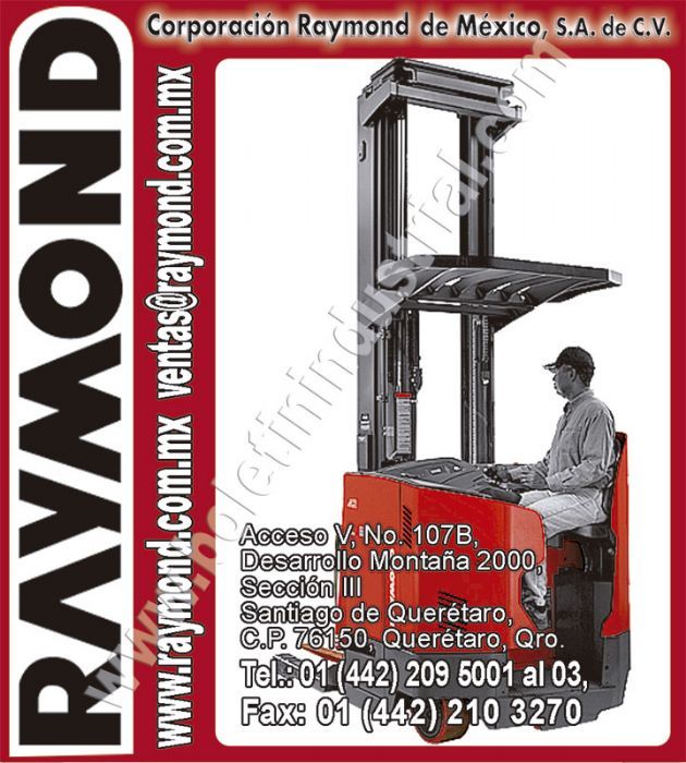 MONTACARGAS DE 4 DIRECCIONES - RAYMOND