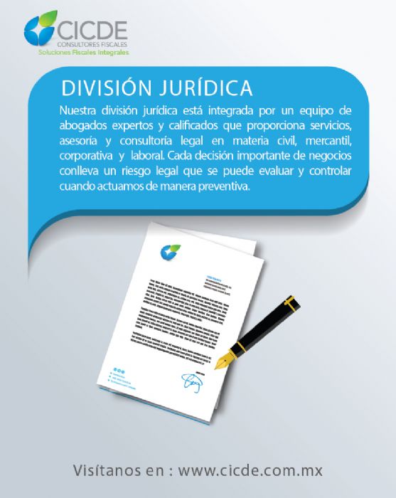 Servicio Jurídico - CICDE Consultores Fiscales