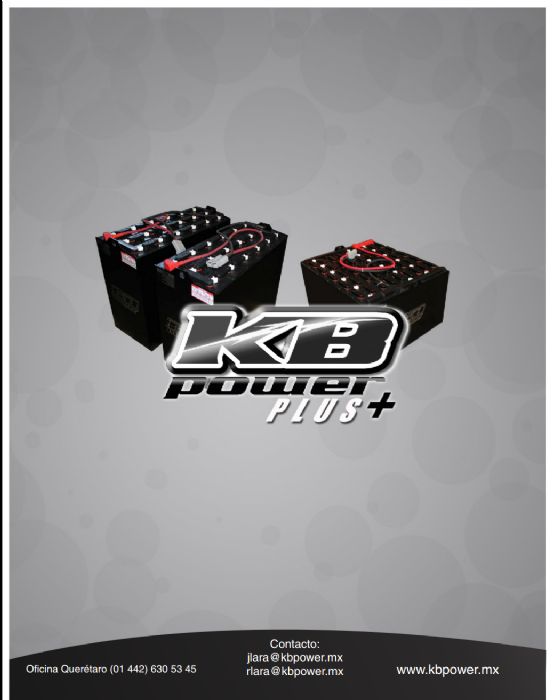 Baterías Industriales para montacargas - KB Power