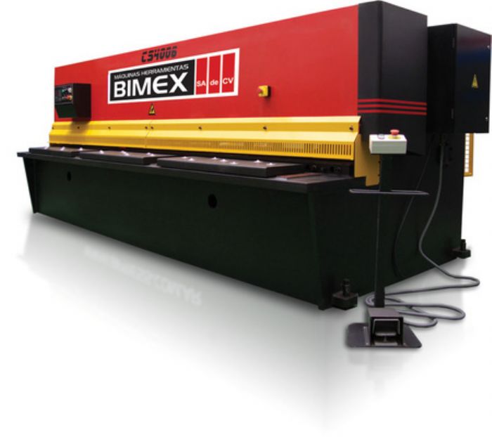 Cizalla Hidraulica con Alimentacion Automatica CNC - MAQUINAS HERRAMIENTAS BIMEX