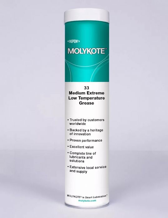 MOLYKOTE® 33 Medium Grasa para temperaturas extremadamente bajas - MOLYKOTE