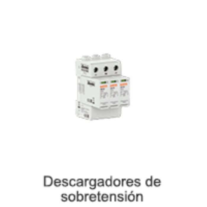 DESCARGADORES DE SOBRETENSION  - 