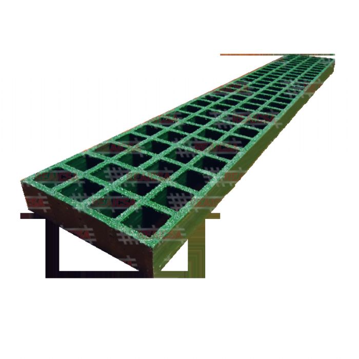 Rejilla de Plástico Reforzada con Fibra de Vidrio Moldeada - 