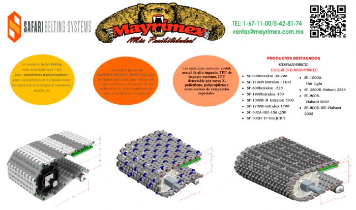 BANDA MODULAR PLASTICA - 